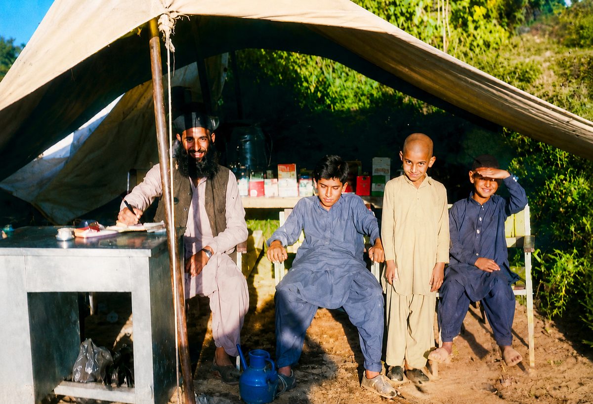 Sheen Zar's original agricultural supply shop in Maidan Wardak, Afghanistan